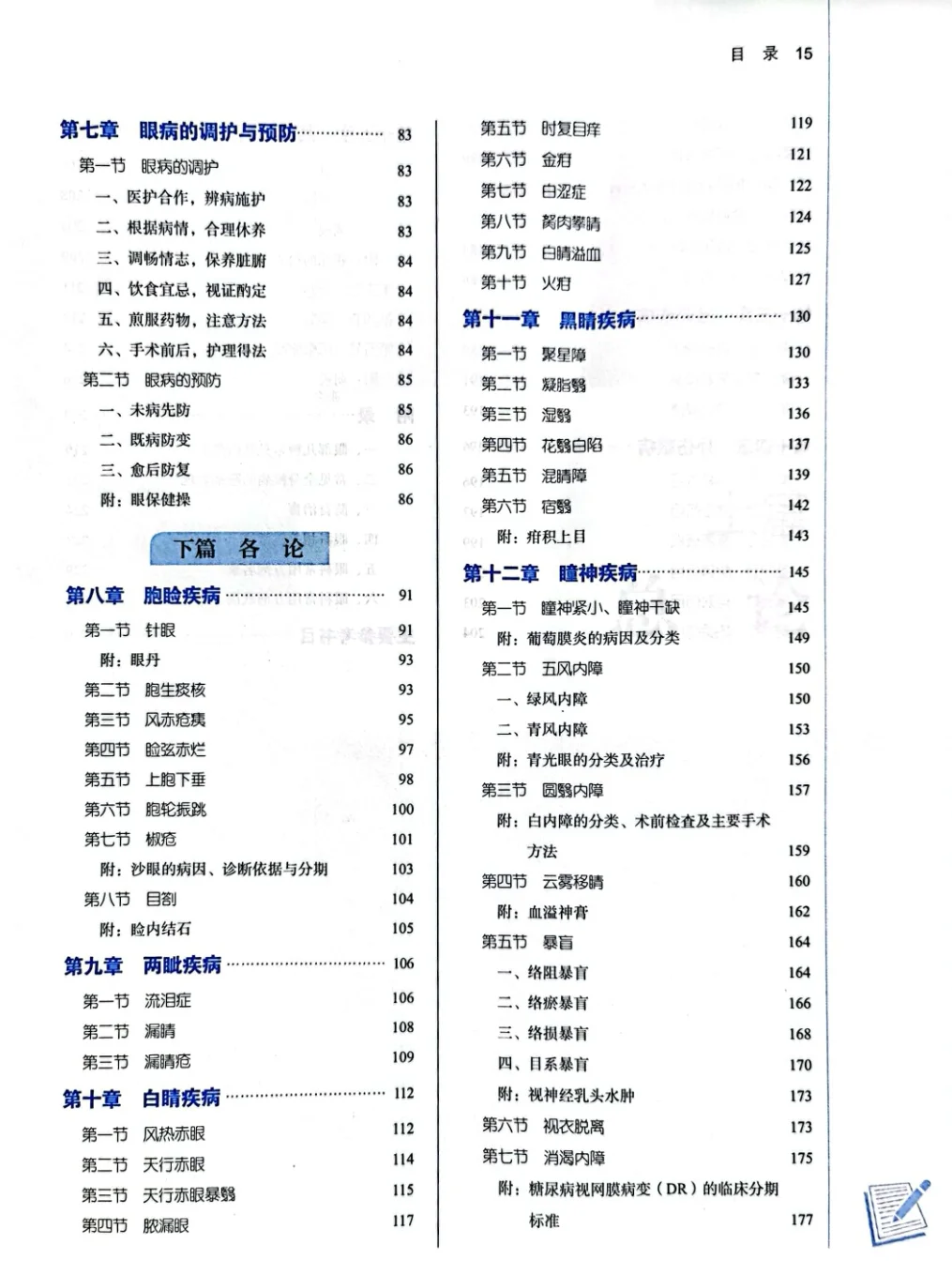 医学生福利-中医眼科学 电子书 PDF