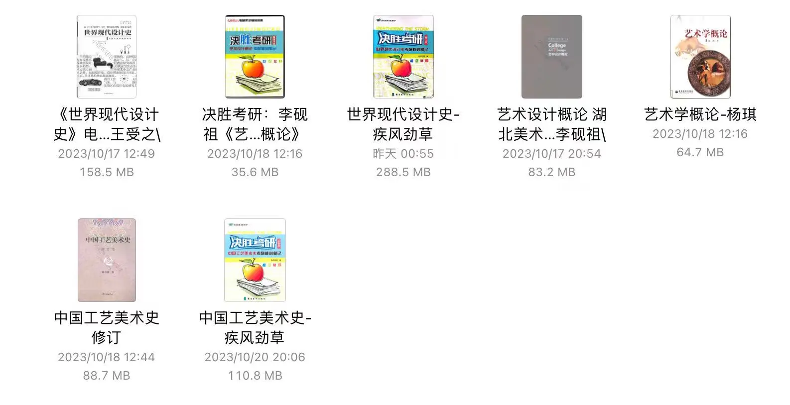 艺术设计理论考研电子书PDF✨