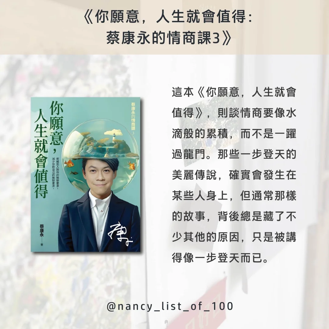 《公開Nancy 的其中6本書單📖》