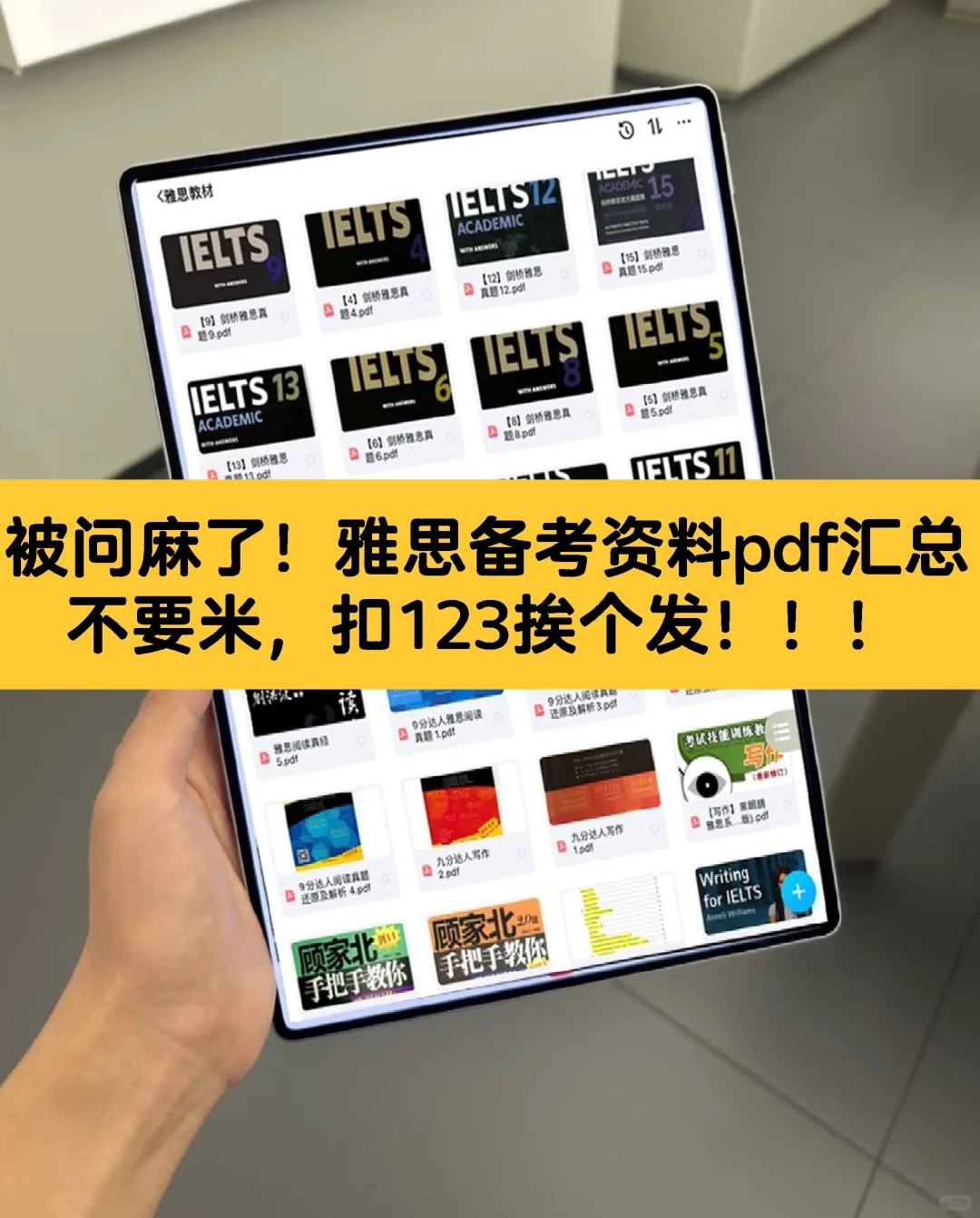 雅思备考必备电子书合集❗全套资料寻继承人