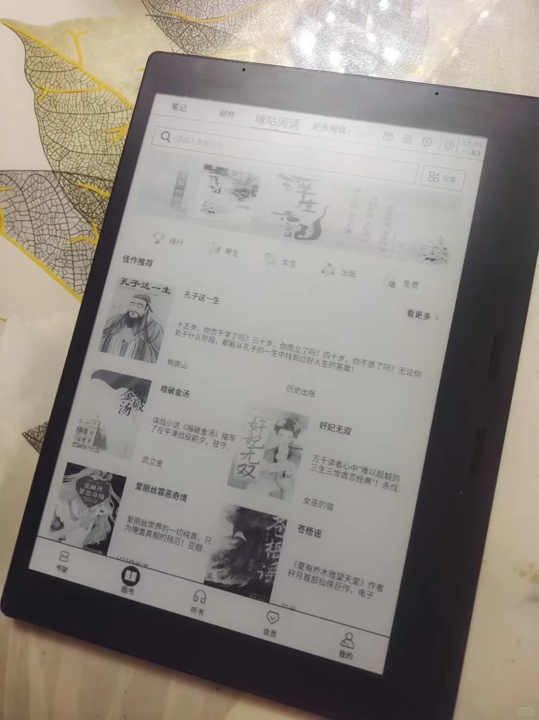 5.5张➗9.7寸电纸书