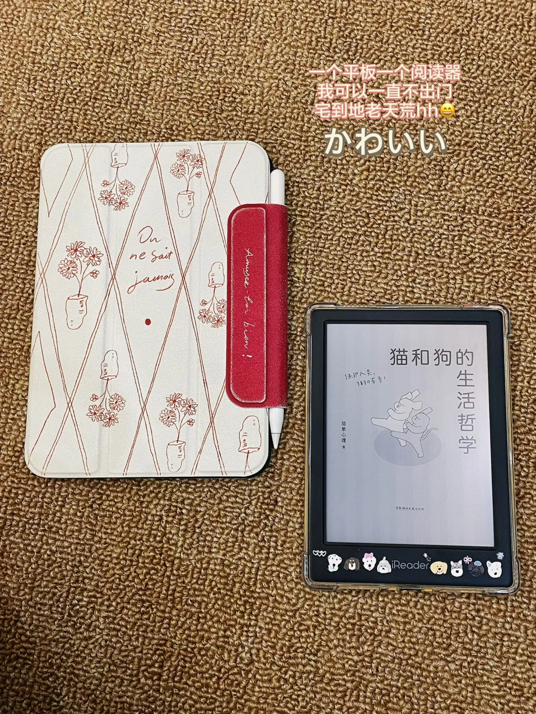 左划帮我diy电子书阅读器前壳🐶好快乐
