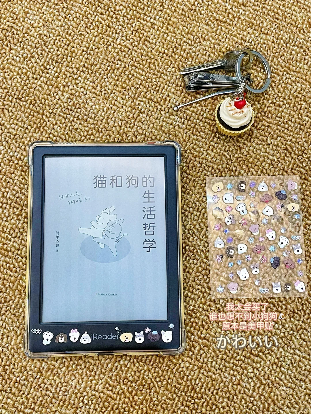 左划帮我diy电子书阅读器前壳🐶好快乐