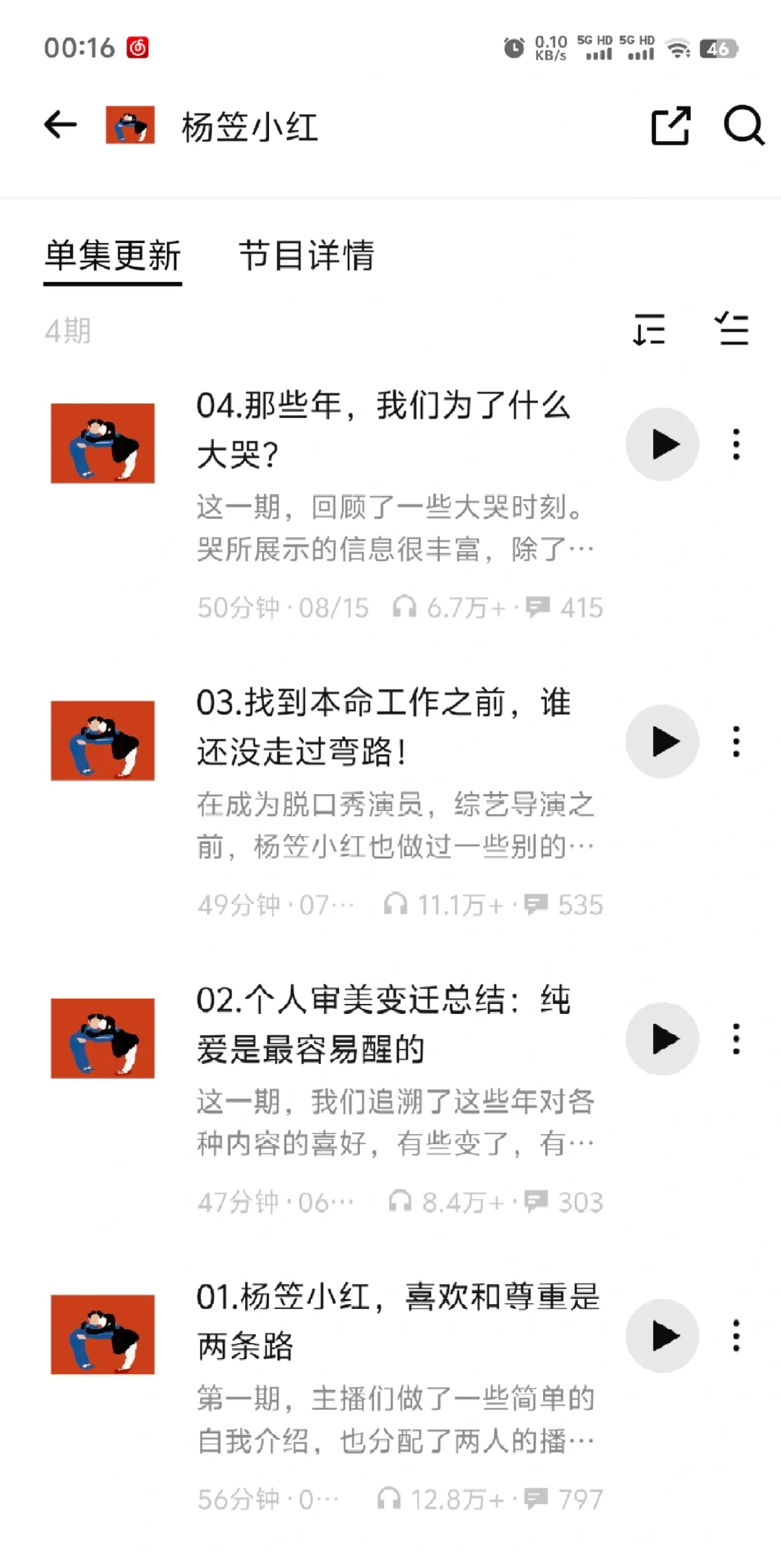 整理一些女性话题播客 听了都有收获