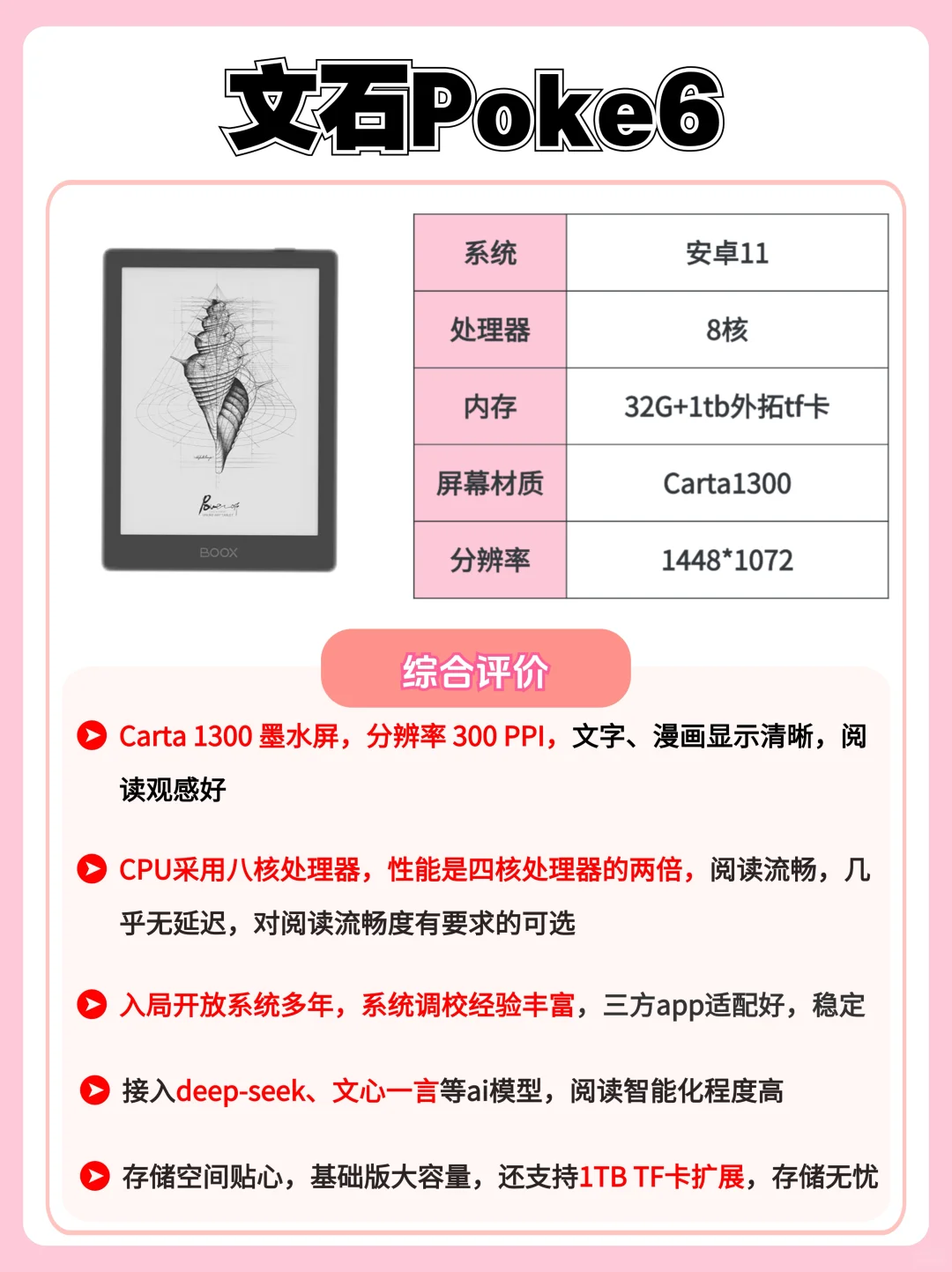 入门阅读器怎么选：6关键挑出阅读好帮手 ‼️