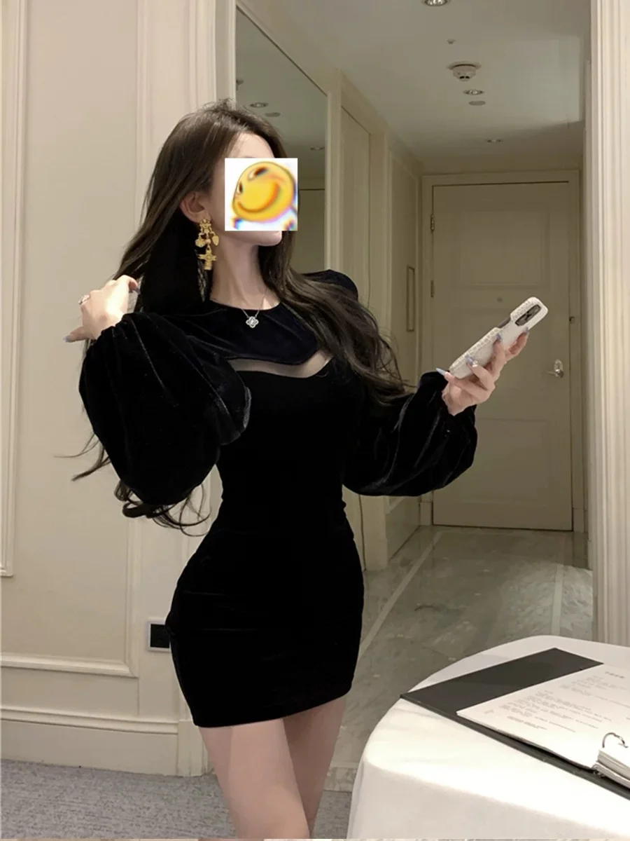 黑色蕾丝睡裙🖤高级感爆棚