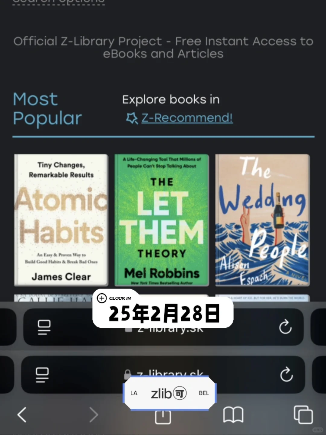 zlibrary更新：25.3.2｜Test