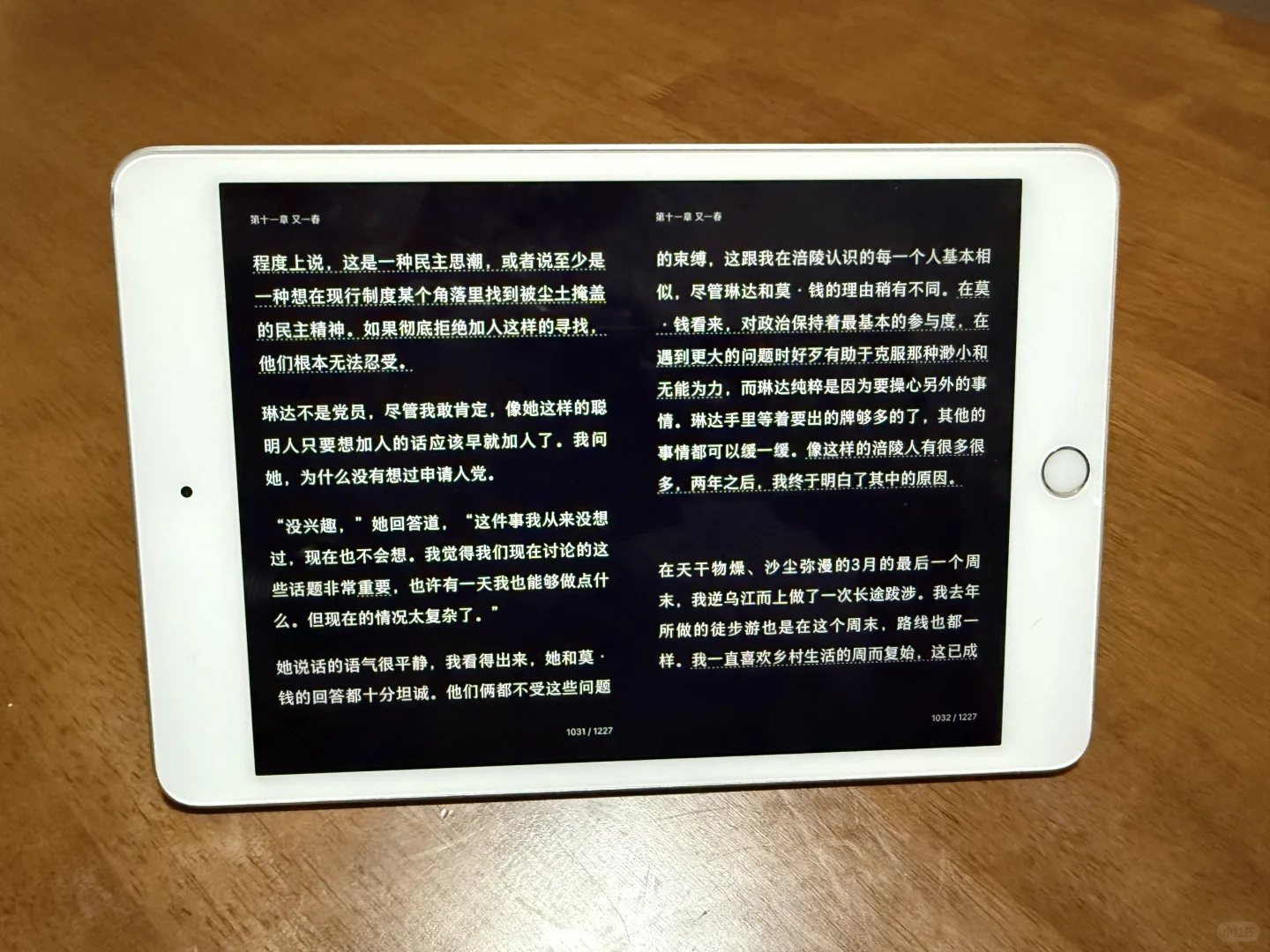 用 iPad mini 看书只有一个理由