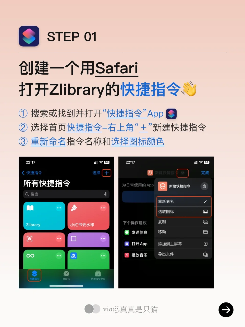 Zlibrary➕快捷指令➕Safari🟰书单自由