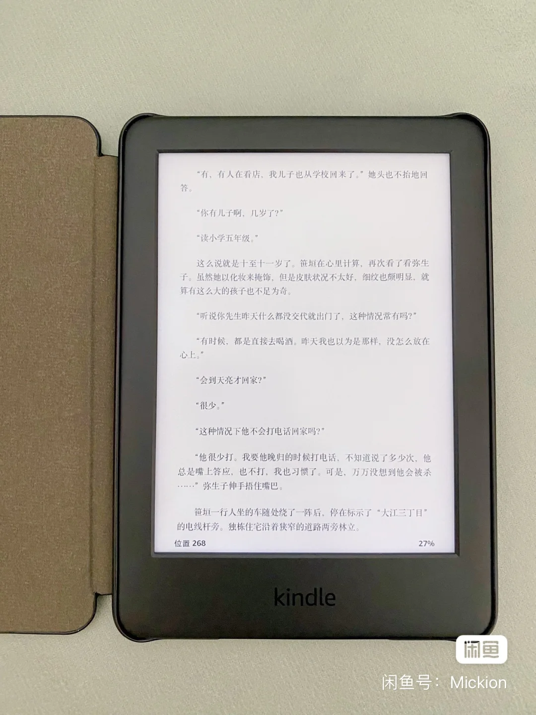 Kindle 电子阅读器，第十代，闲置处理