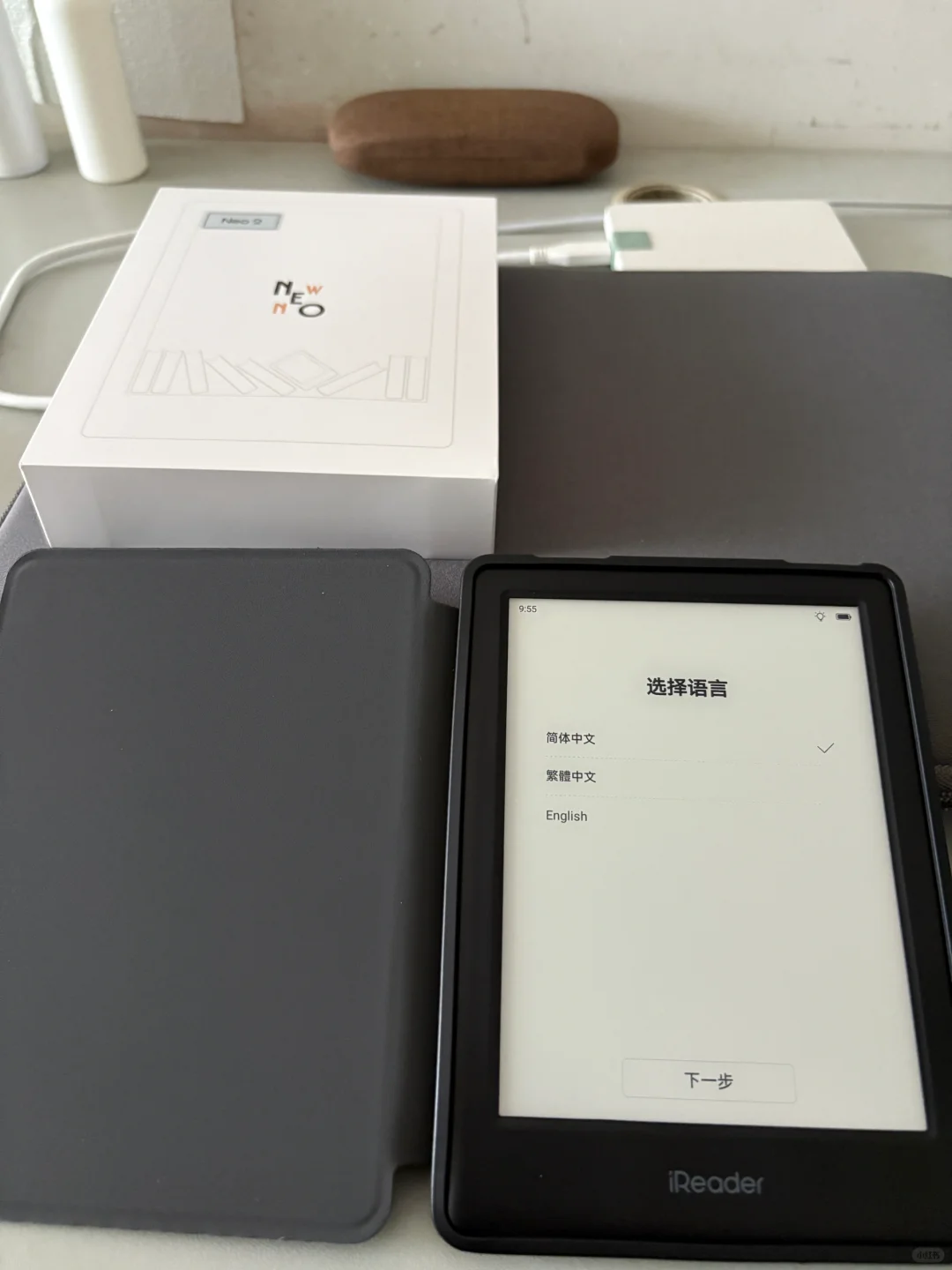 刚入手了掌阅电子阅读器