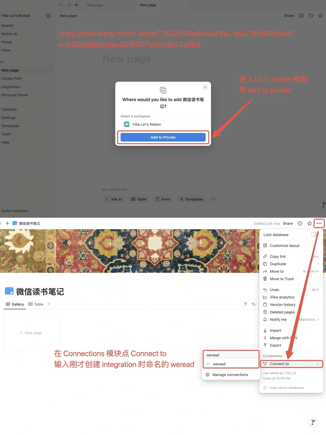 王炸组合｜Notion + 微信读书 + Zlib