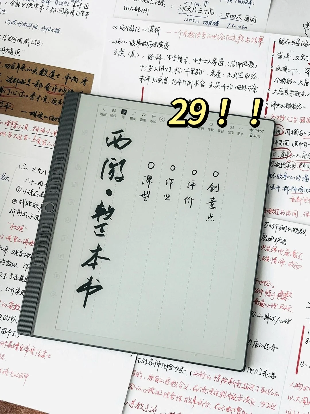 什么29‼️拿下电纸书，是看不起我吗😭