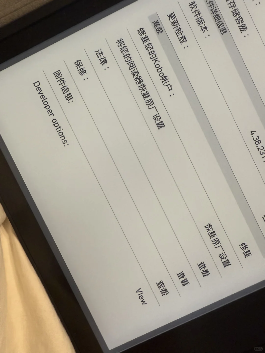 Kobo的developer mode一定要记得打开哦
