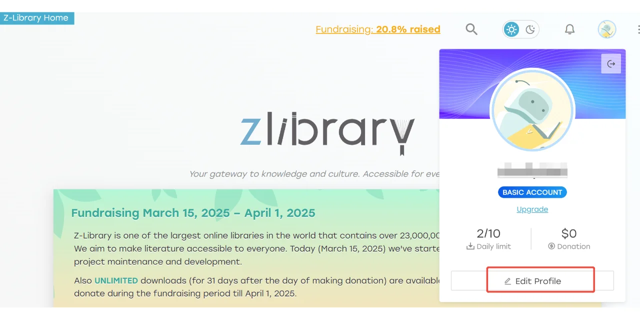 通过Z-library往kindle传免费电子书教程