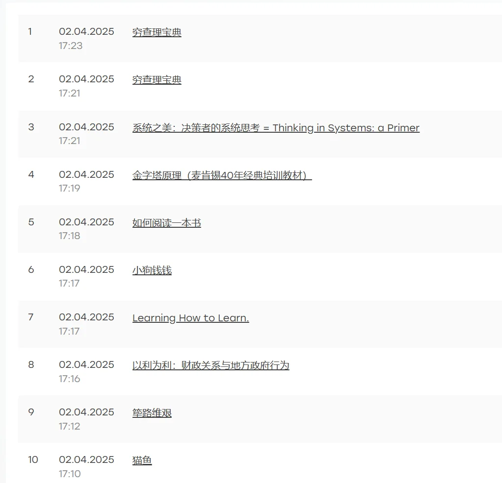 kindle电子书屯屯鼠计划 | Day4
