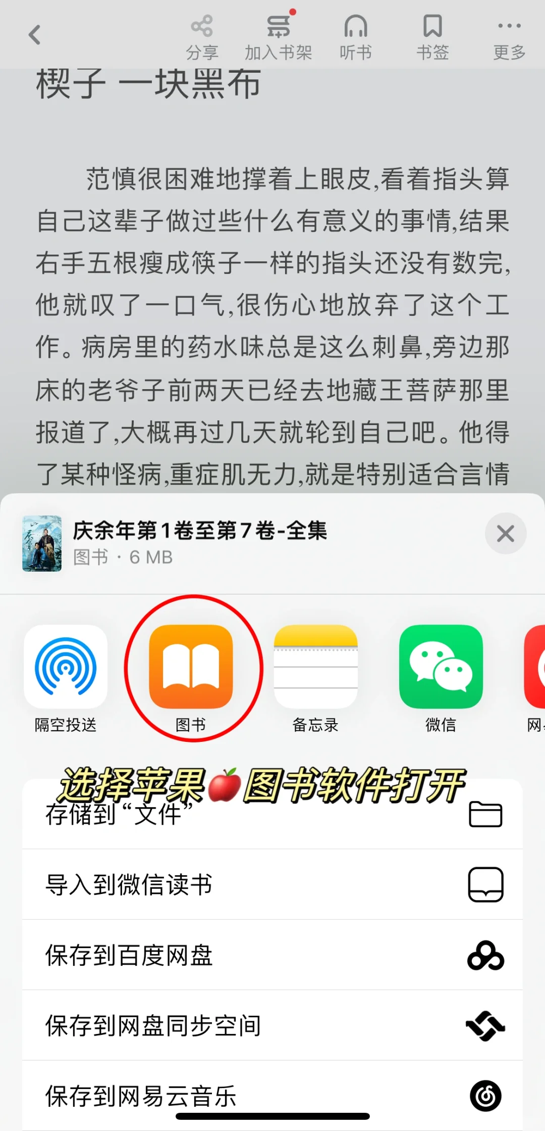 🔥苹果自带软件实现电子书自由‼️只需3步
