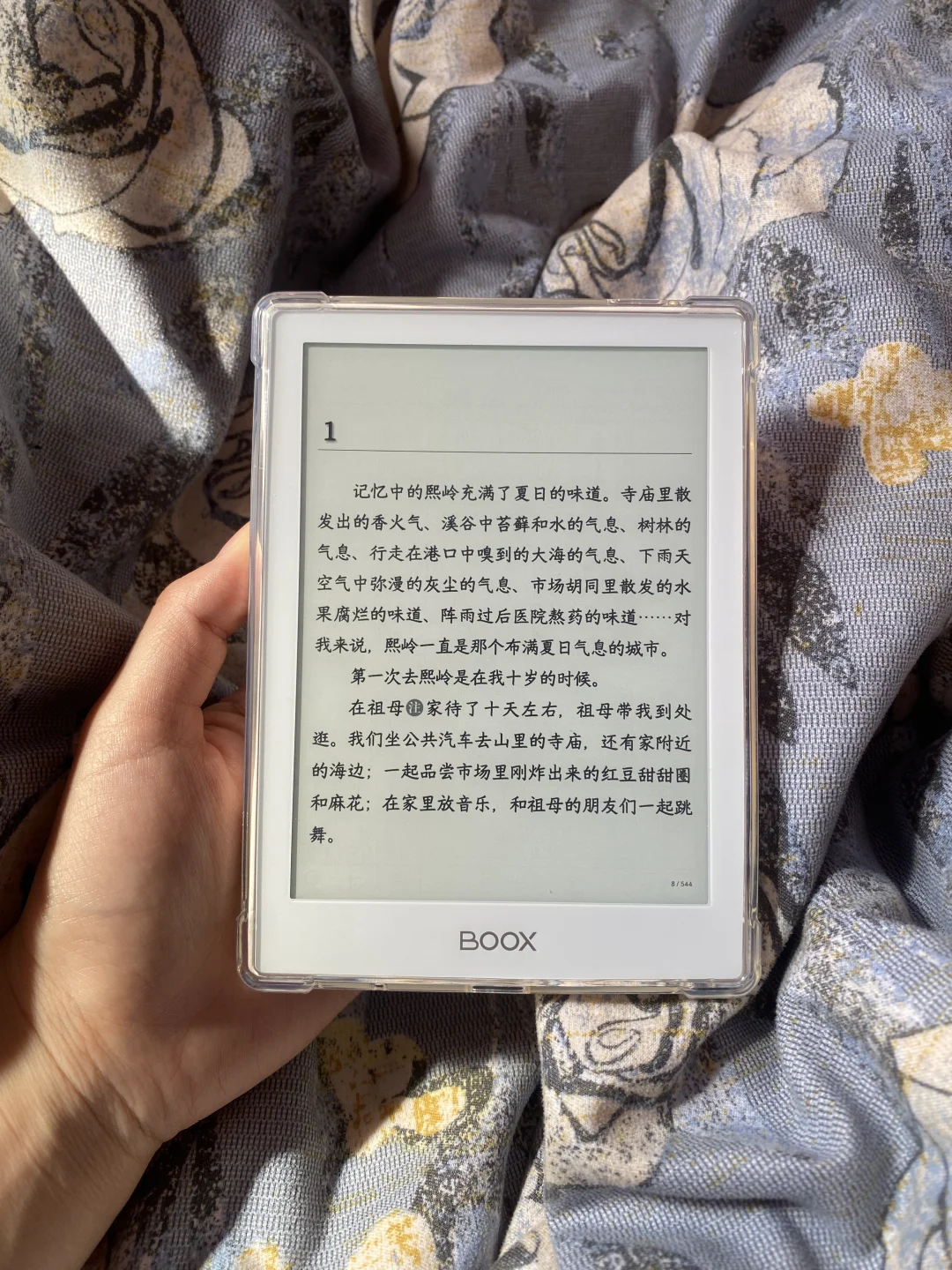 阳光是阅读器最美的滤镜（哇！她阅读器真多！）