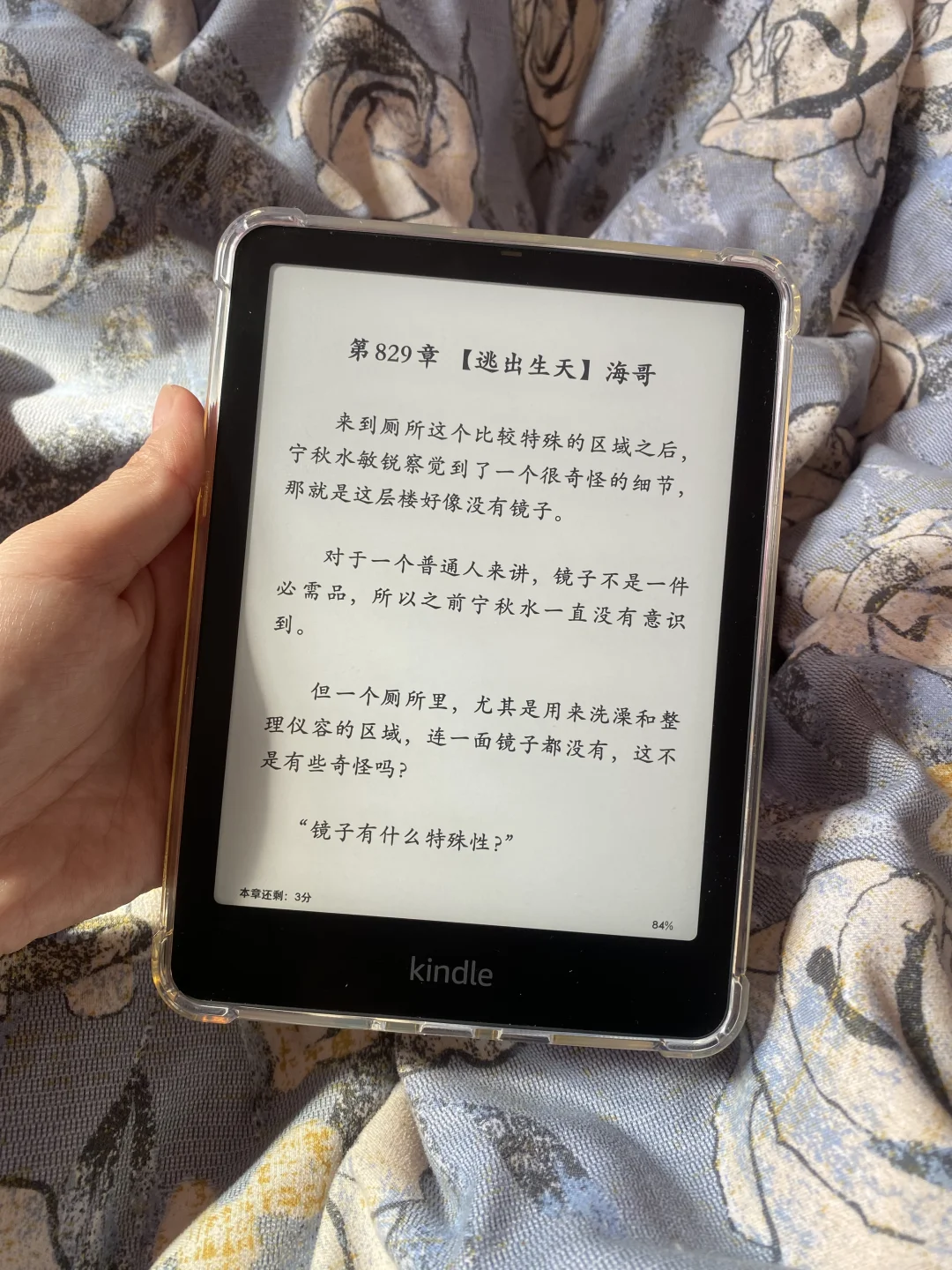 阳光是阅读器最美的滤镜（哇！她阅读器真多！）