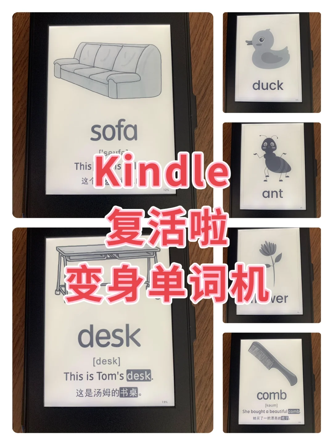 泡面盖Kindle秒变闪卡机，打开启蒙新大陆！