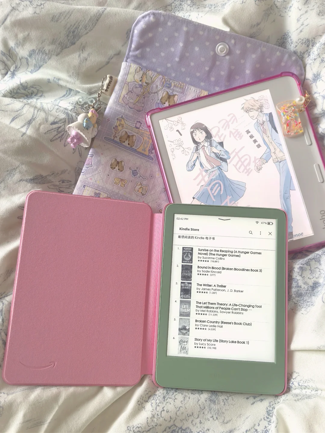 浓浓春日气息的Kindle