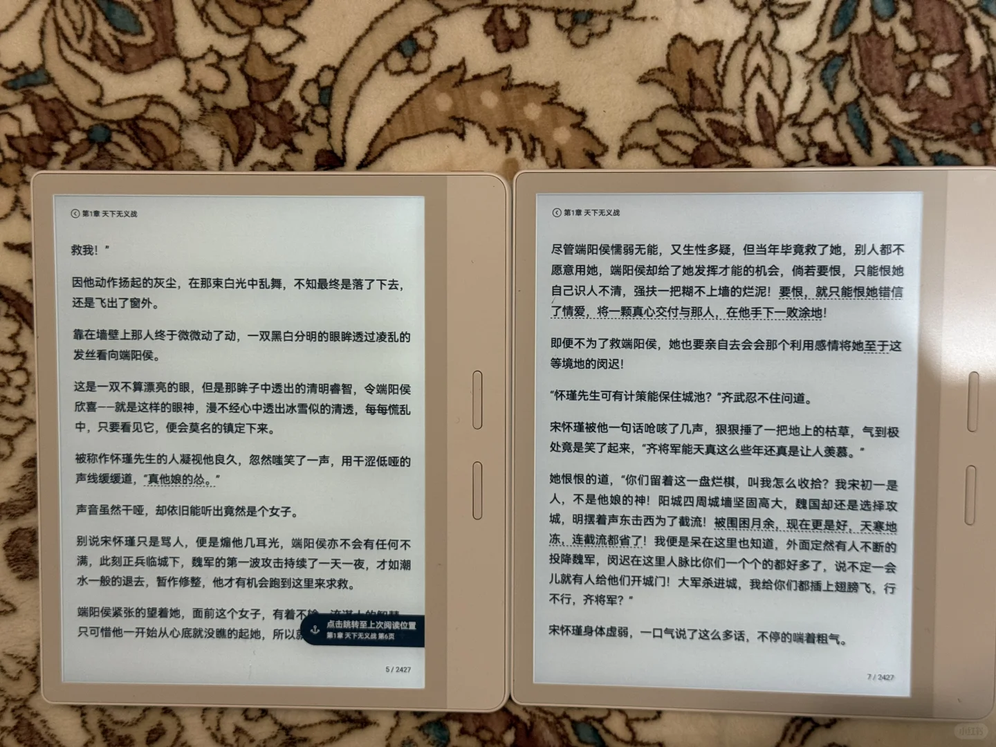 同款掌阅屏幕居然不一样帮二选一