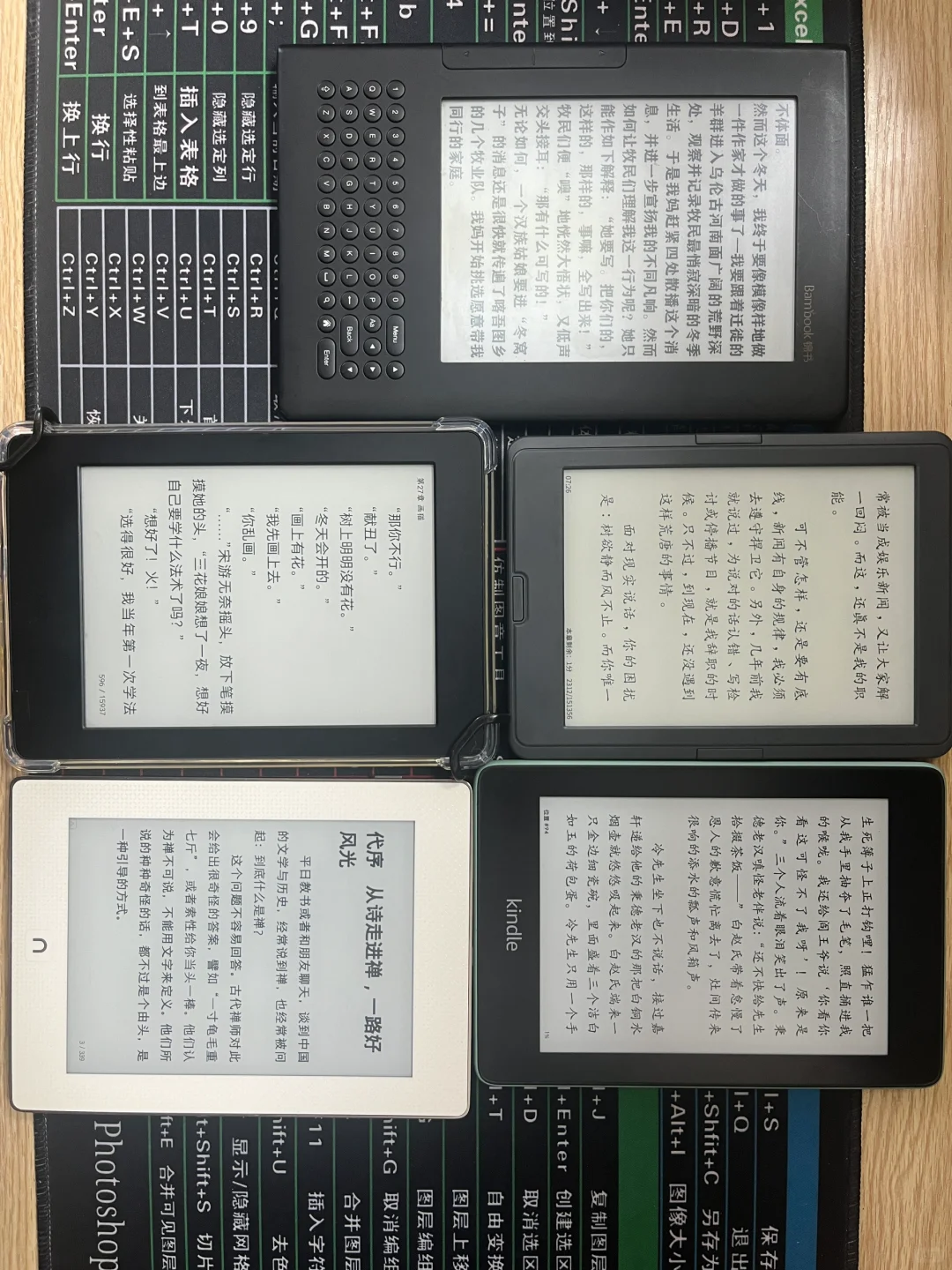 墨水屏：不平等对比不同价位阅读器屏幕效果