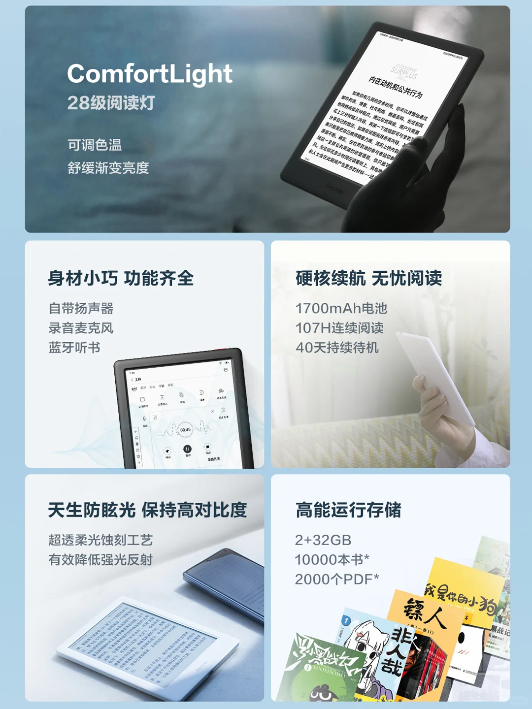 “一图看懂”iReader秋季旗舰新品发布会