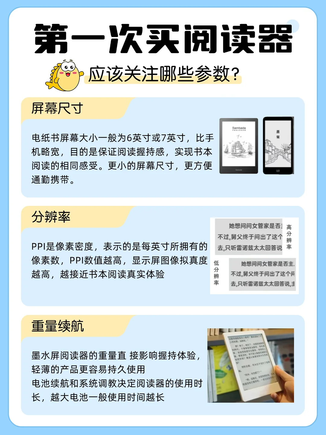 新手买阅读器必看攻略❗（参数篇）