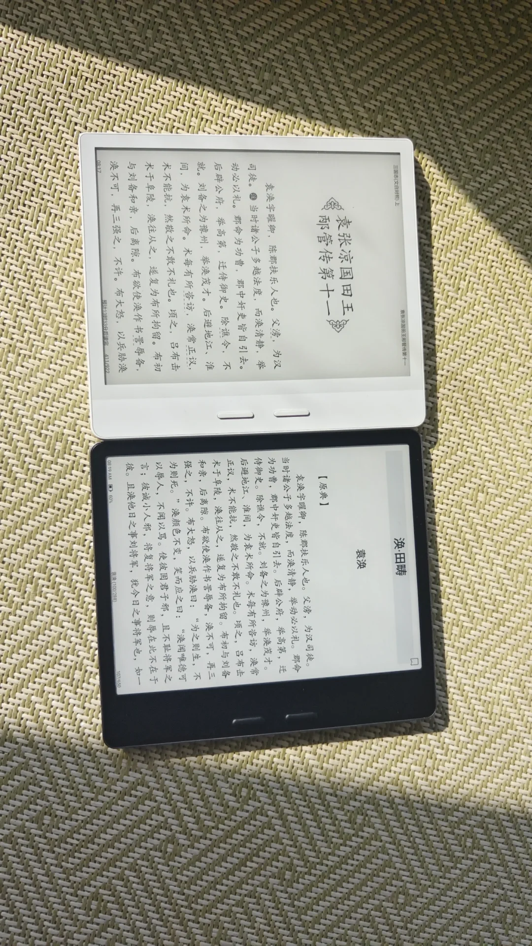 文石leaf5和掌阅o4t2025简评