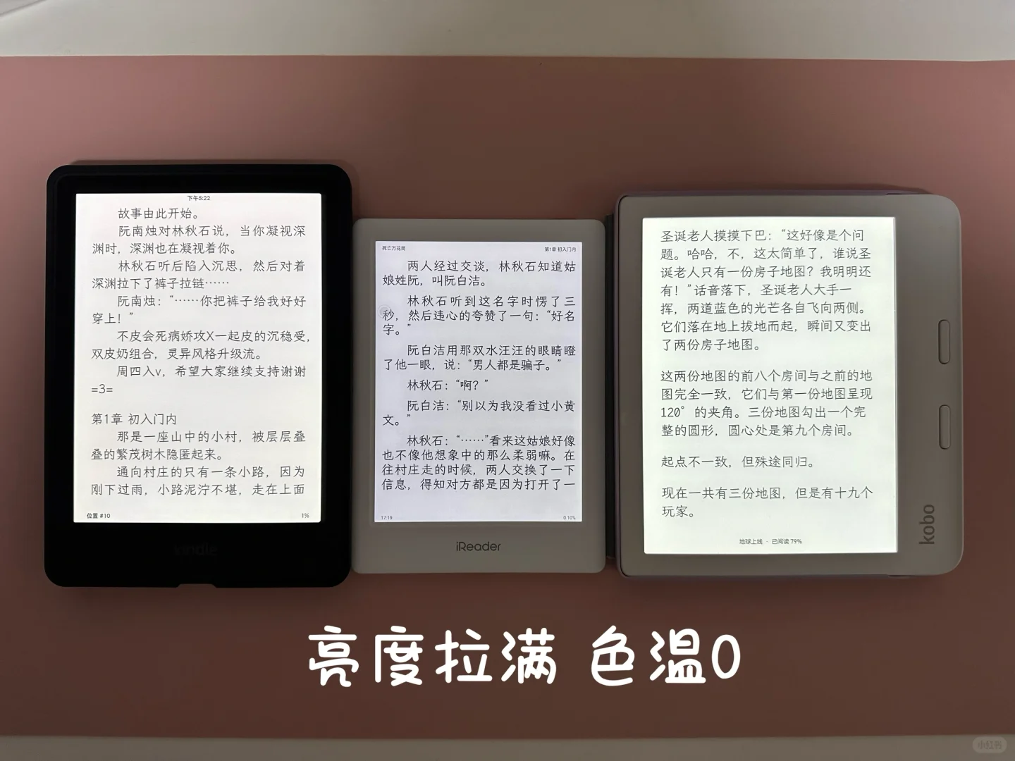 无滤镜neo2和kpw5 kobo libra2对比