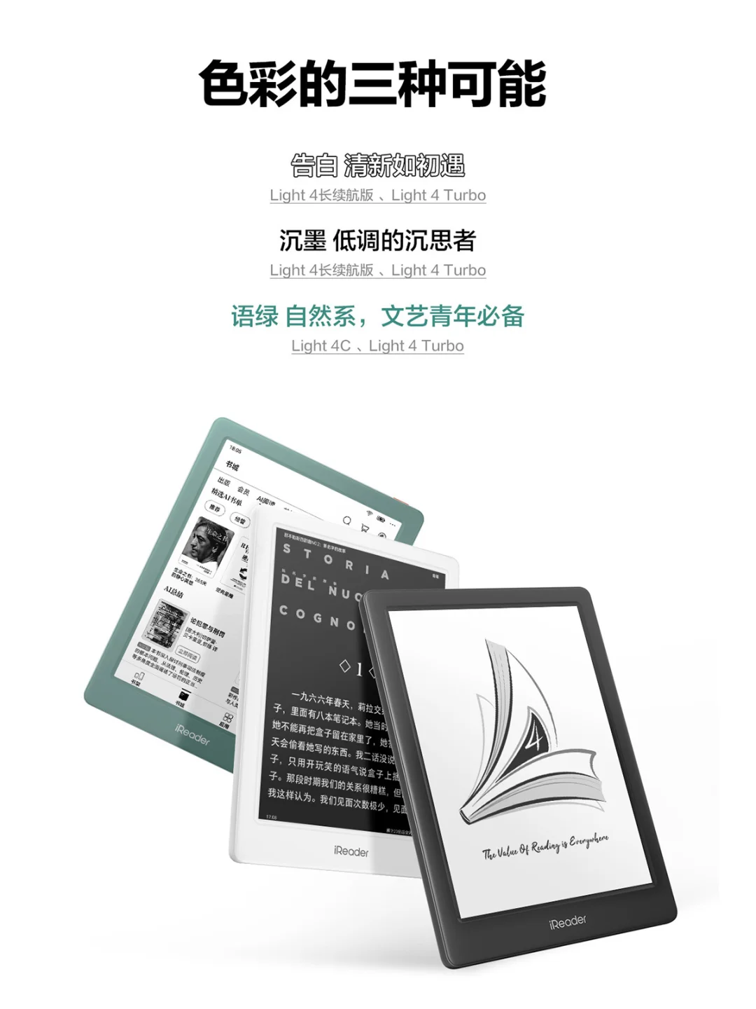 ✨一图带你看懂 | iReader4月新品