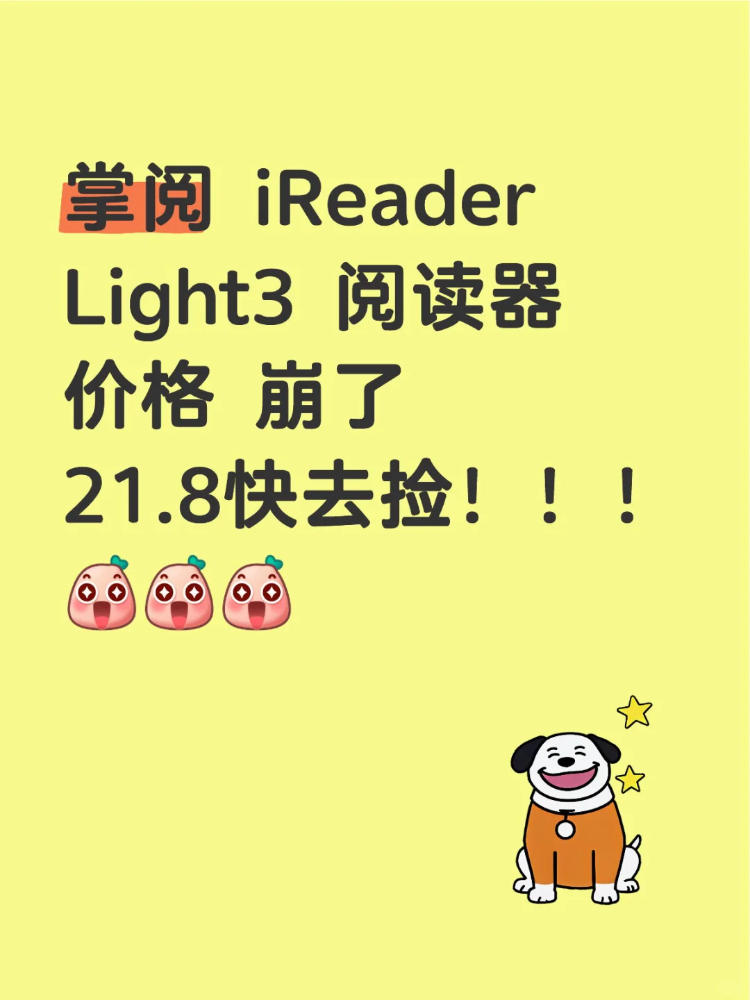 掌-阅 Light3 阅读器！开始啦！21.8改地址！！！