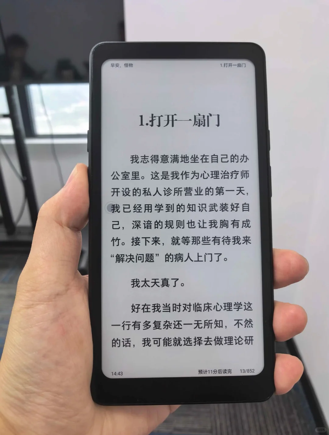 手机形态阅读器：黑色