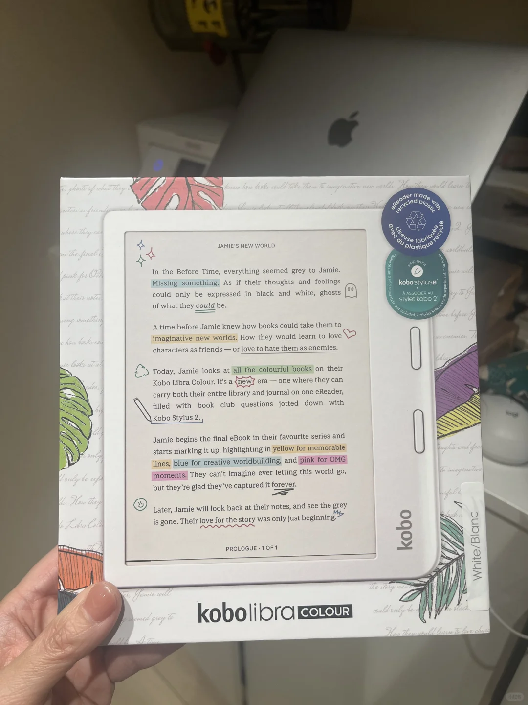好开心 kobo Libra colour到手啦