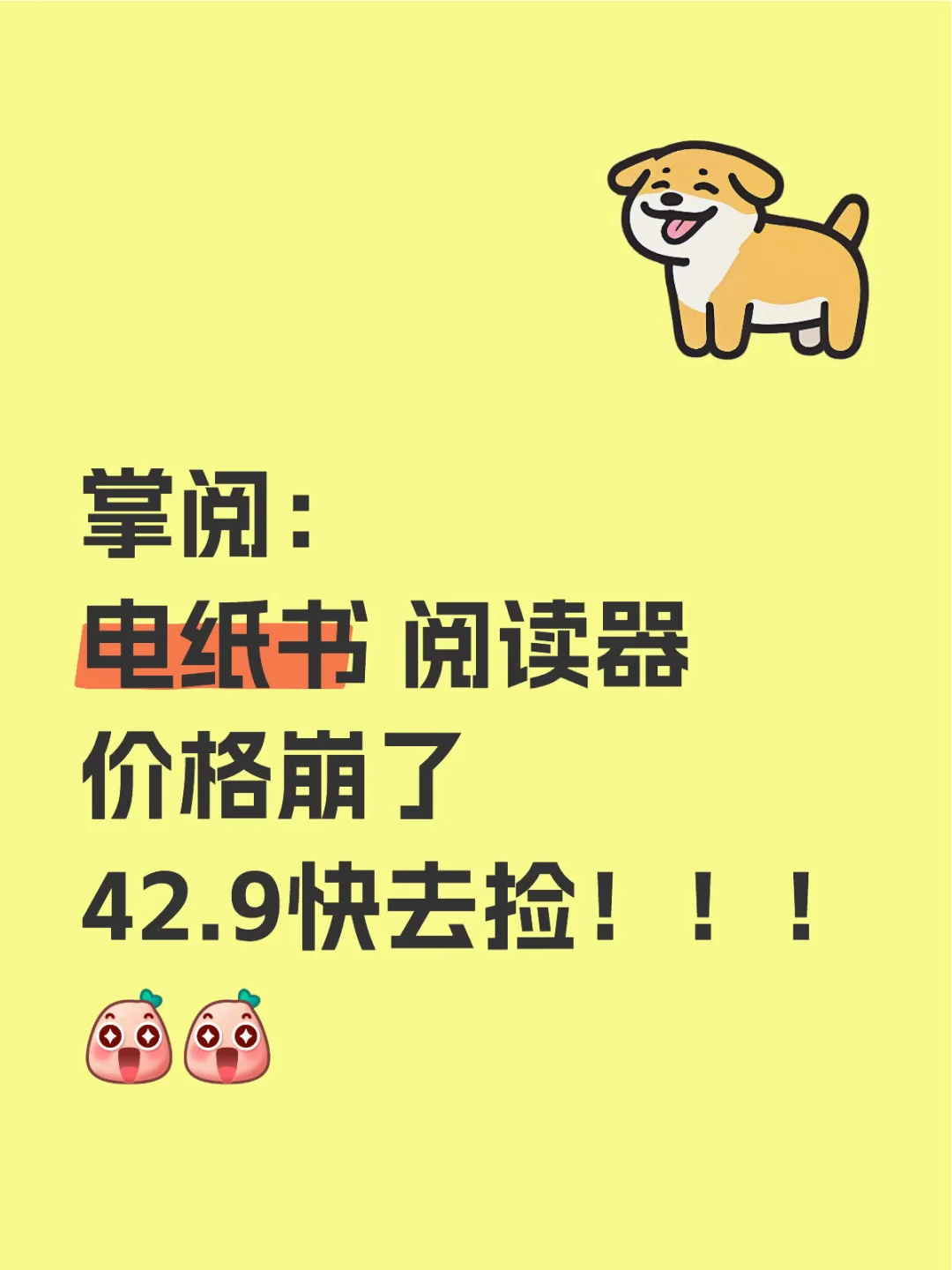 掌阅：电纸书 阅读器！！开始啦！42.9改地址！！！