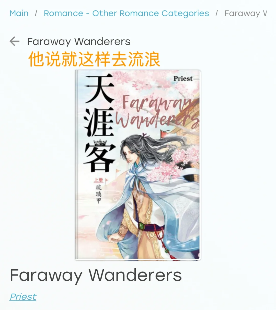 部分bl作品的英文译名