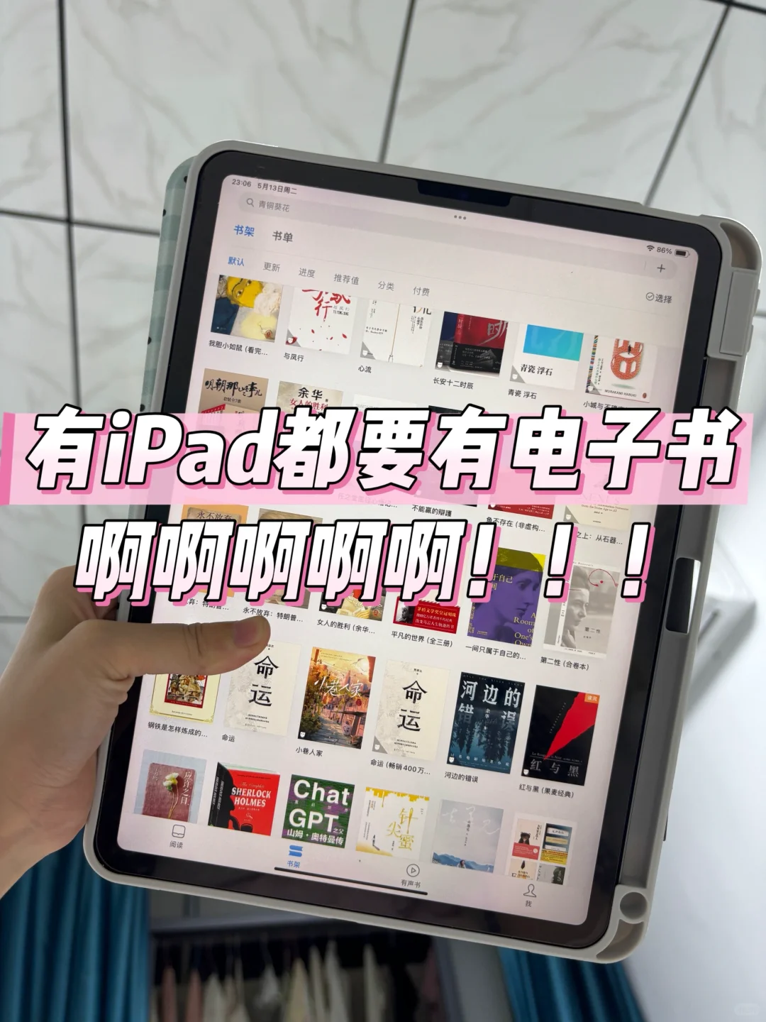 有iPad都要有啊啊啊啊啊啊！！！电子书自由🐮