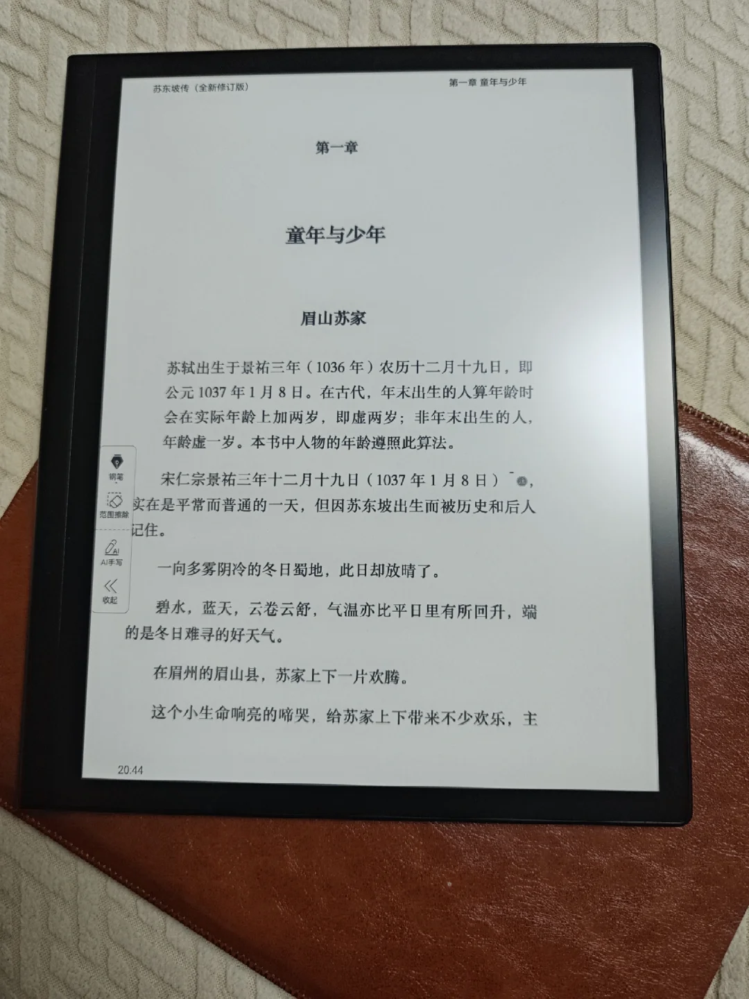 说说我的掌阅机器。