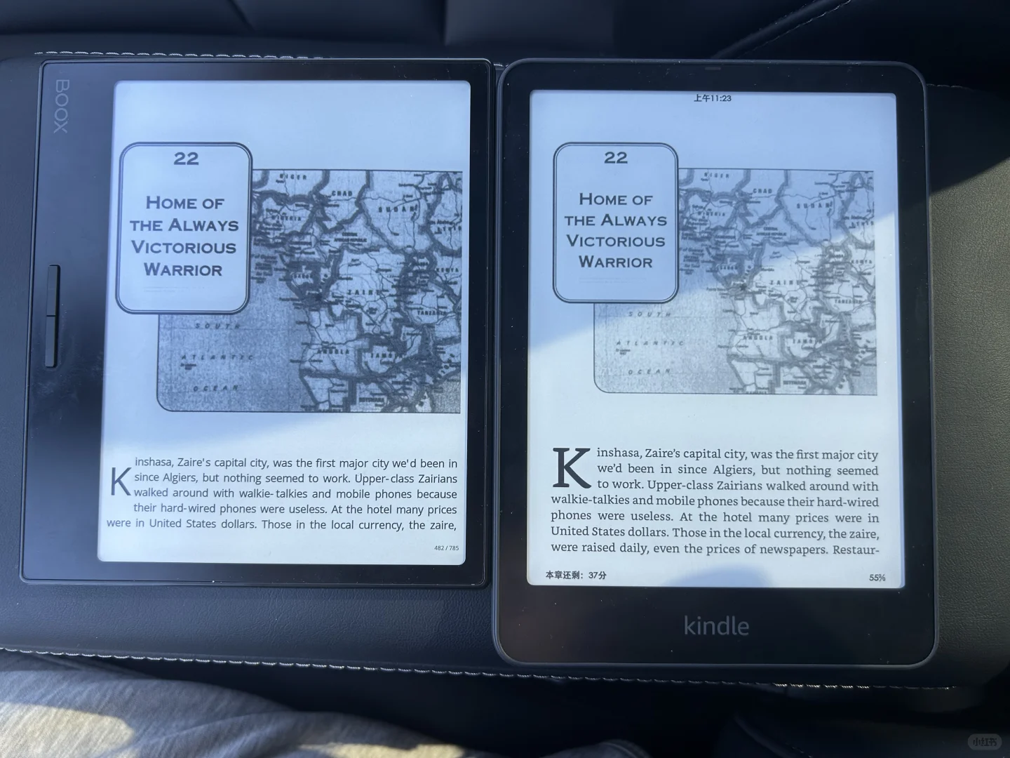 最新kindle paper white对比文石leaf3