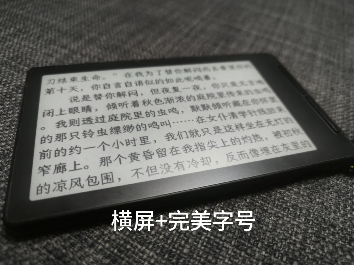 【更新横屏！】阅星曈X4对比武哒哒和KPW4