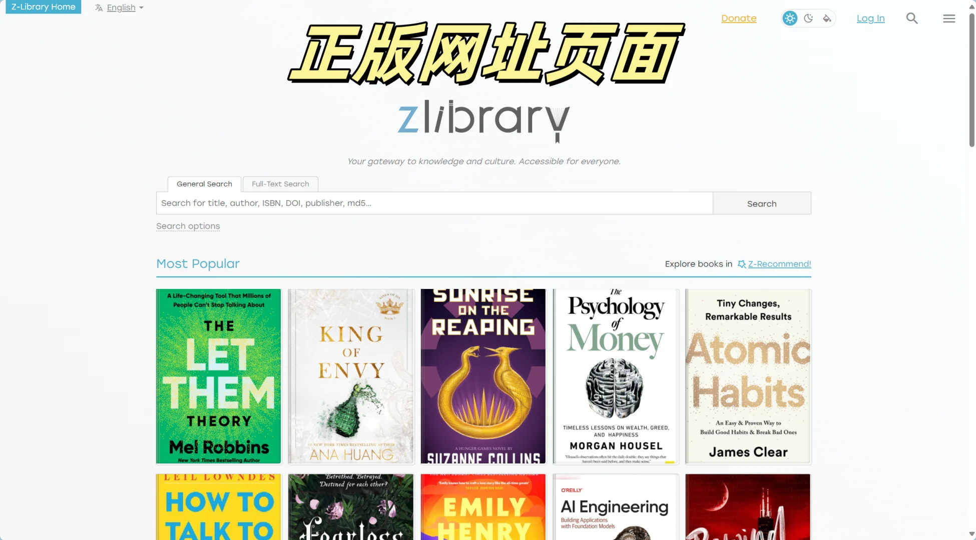 ZLibrary官方网址分享，实现电子书自由