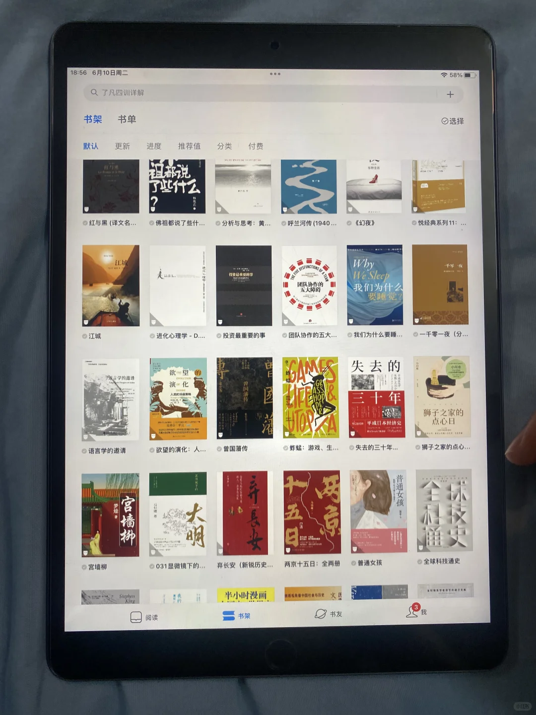 iPad变移动图书馆📚看书自由！