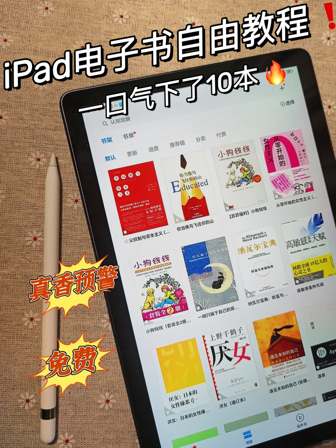 0元读书🔥10步教你实现iPad电子书自由❗