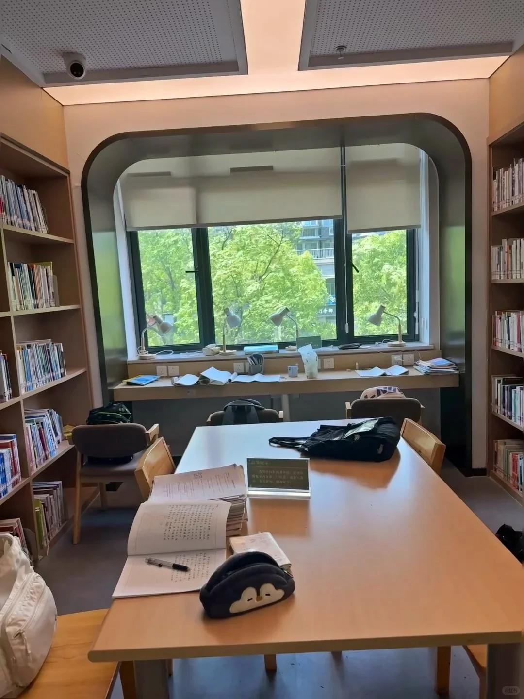 躲进图书馆的下午📚 | 治好了我的焦虑✨