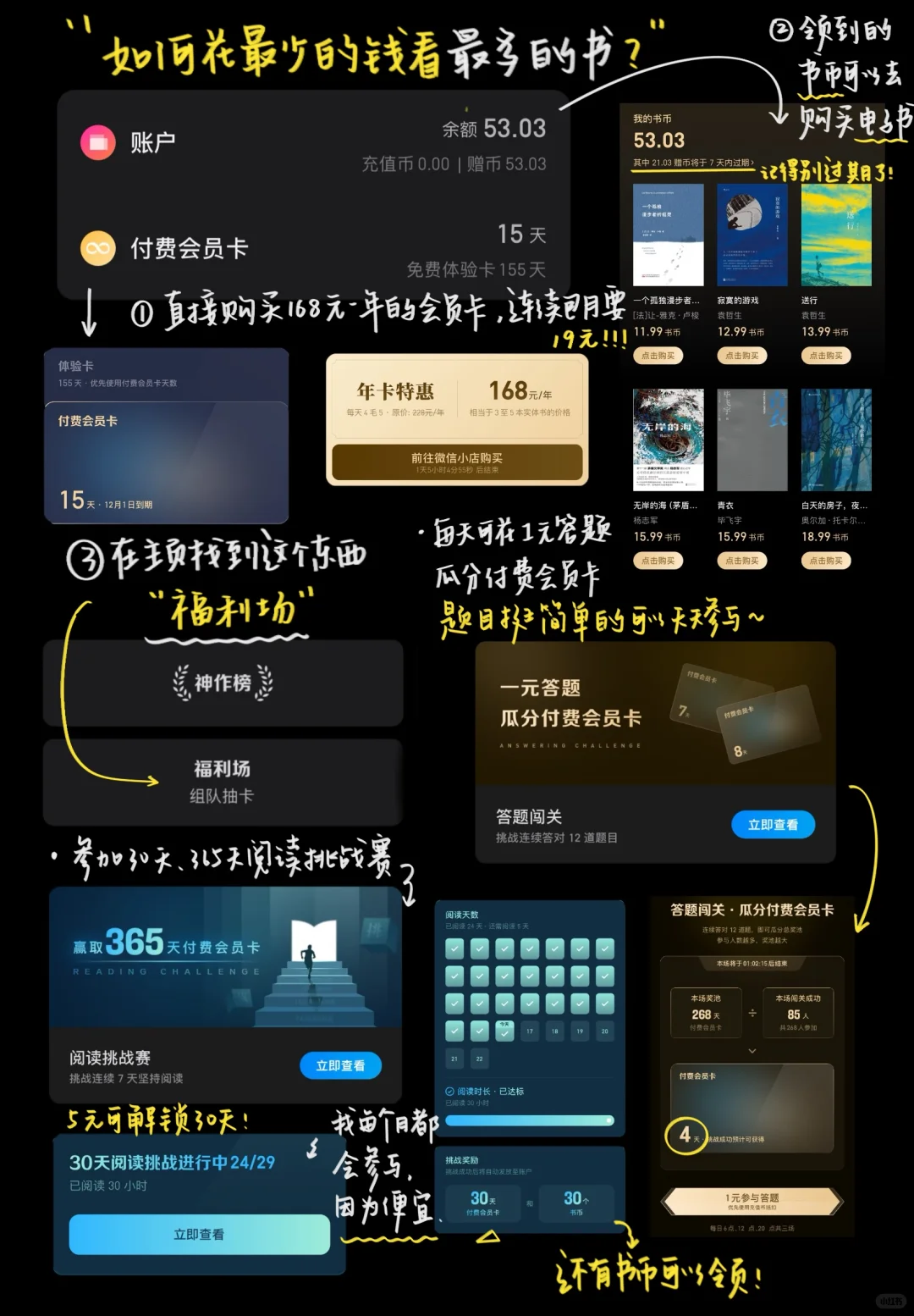 ✍️手写教程｜一篇文章教会你玩转微信读书📖！