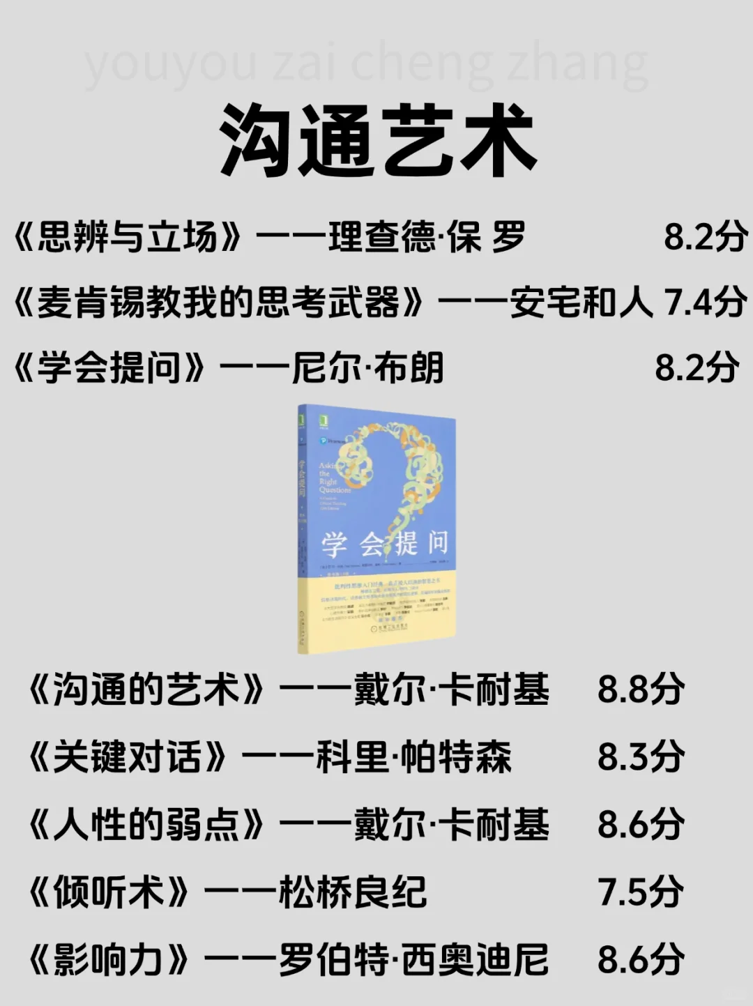 没有特长的女生，一定要翻烂这40本书📚