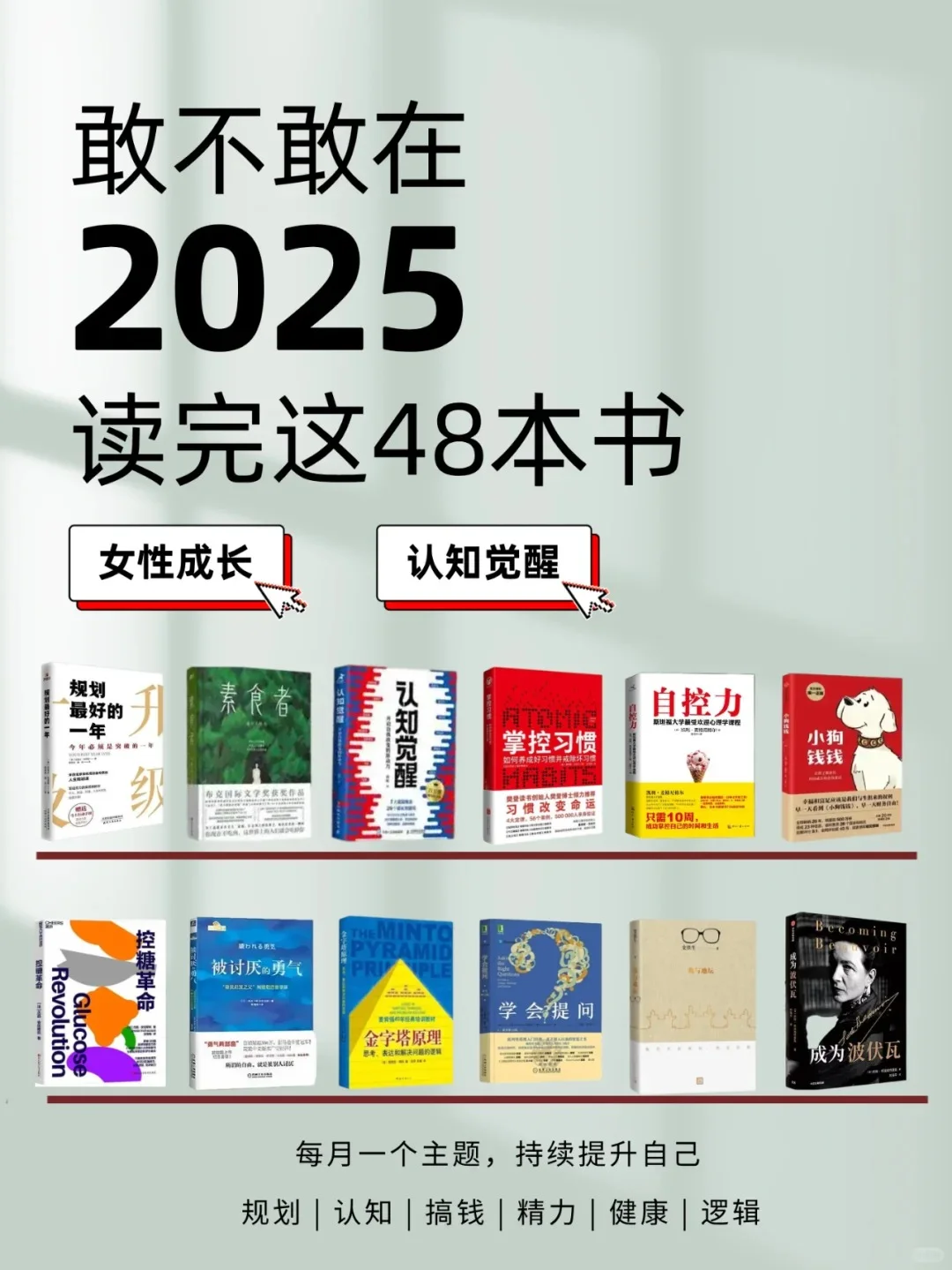 敢不敢在2025年，读完这48本书？