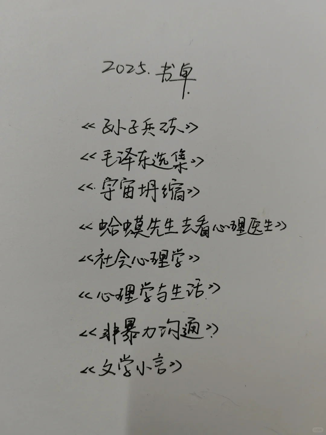 新年开工啦！列个书单，今年读点书