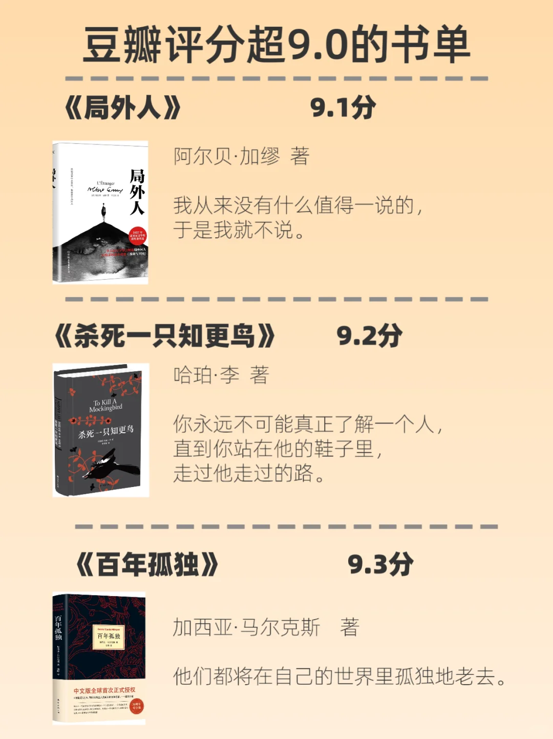 豆瓣超9.0的15本📖，你读过几本？